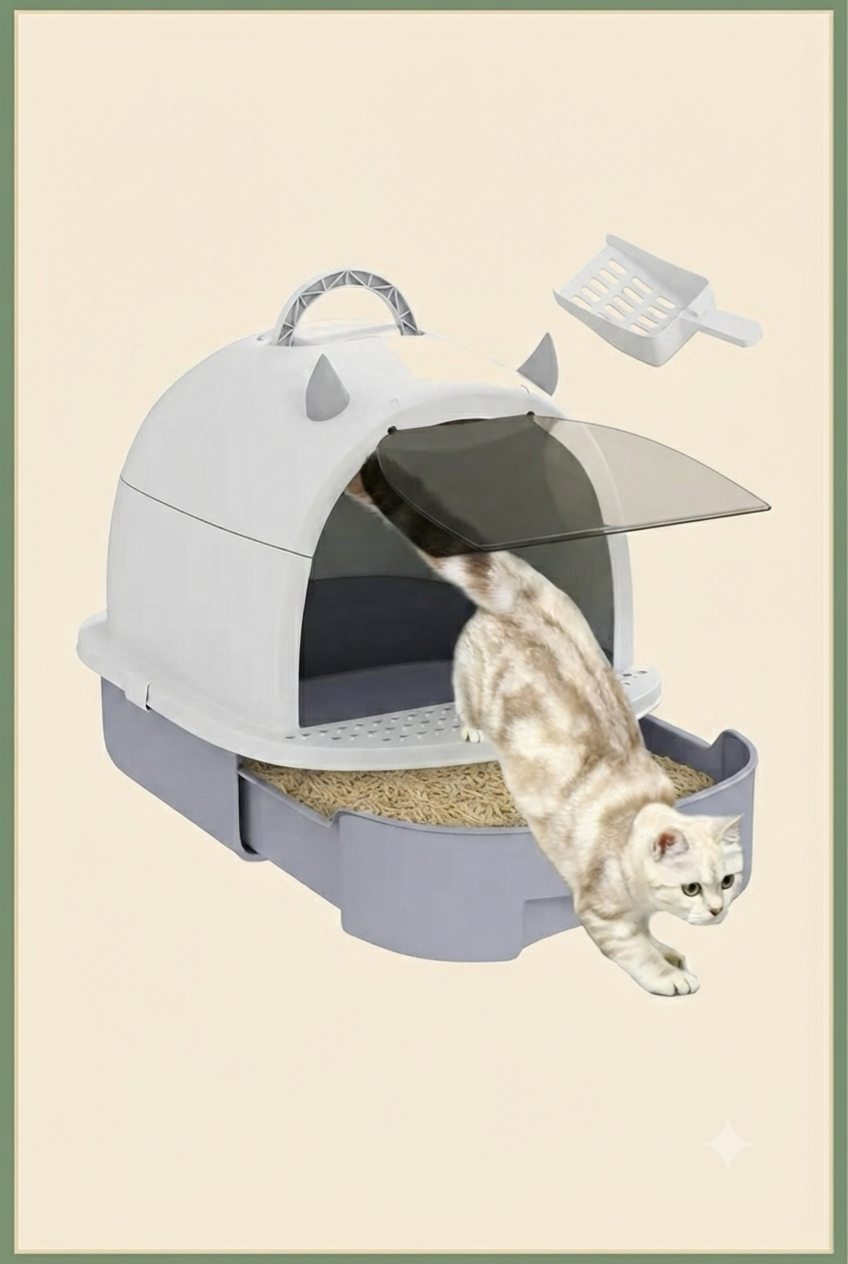 Lettiera per Gatti con Filtri al Carbone