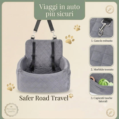 Seggiolino auto per animali