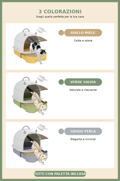 Lettiera per Gatti con Filtri al Carbone