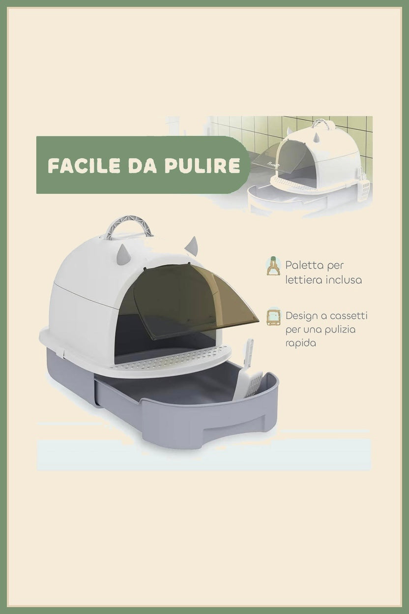 Lettiera per Gatti con Filtri al Carbone